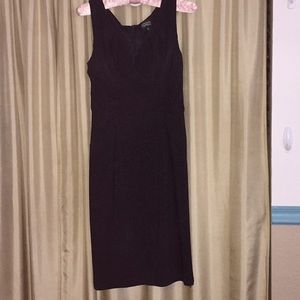 Black dress with rouching size 4